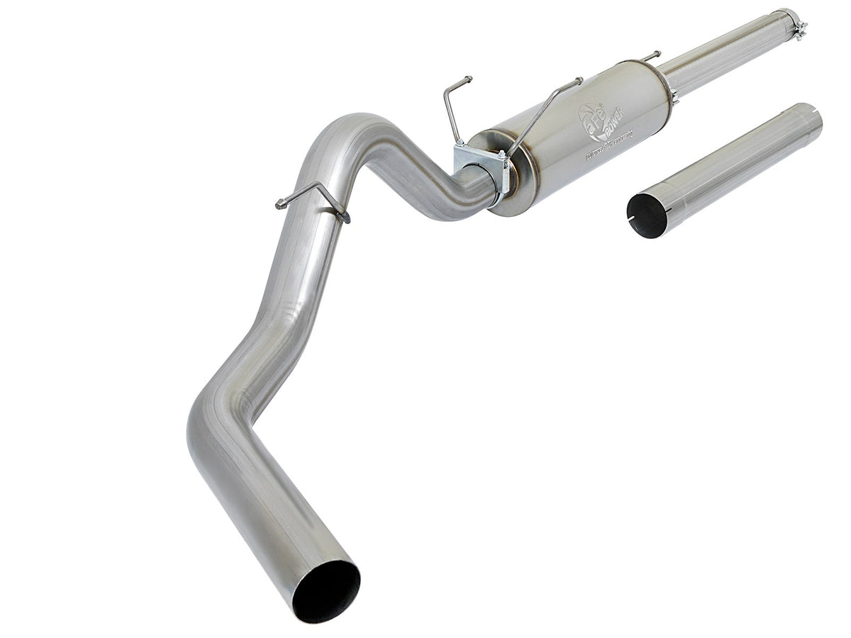 aFe LARGE Bore HD Exhausts Cat-Back SS-409 EXH CB Dodge Diesel Trucks 03-04 L6-5.9L (td) - 49-12005