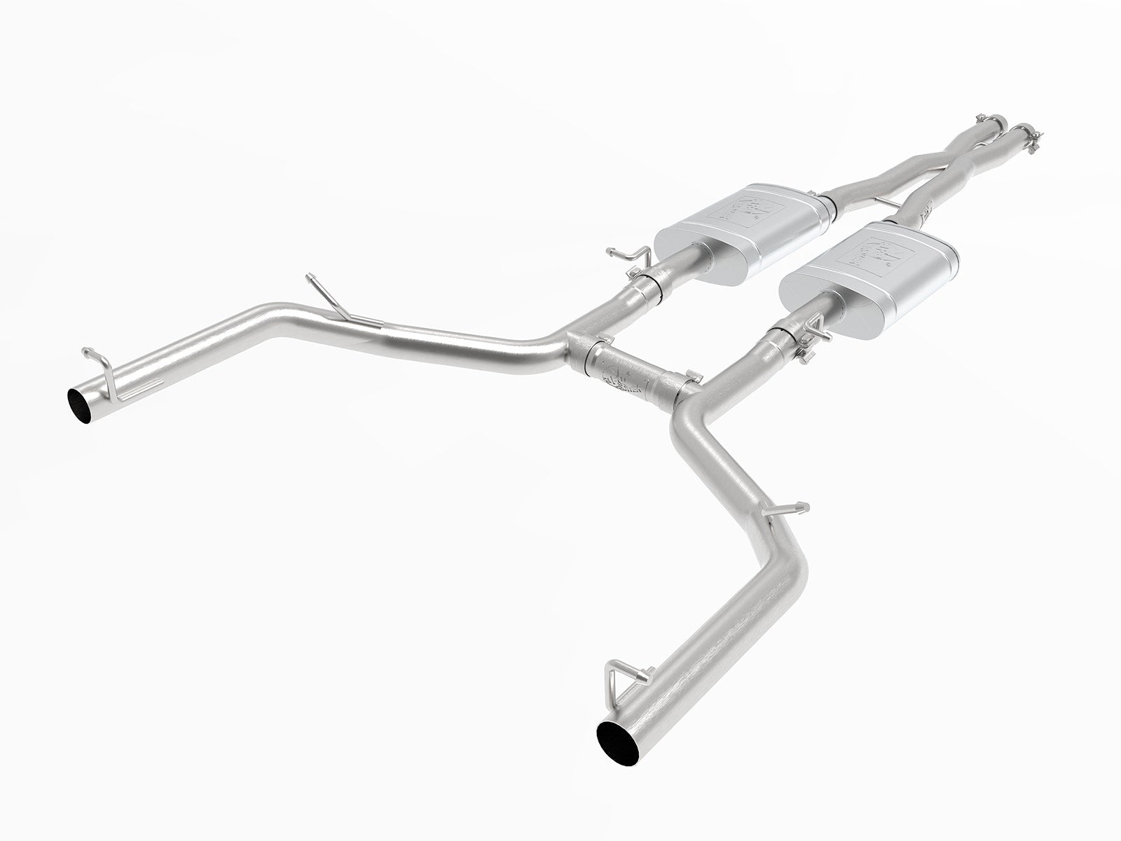 aFe MACH Force-Xp 2-1/2in 304 SS Cat-Back Exhaust 15-19 Dodge Challenger V6-3.6L - Raw Tip - 49-32067