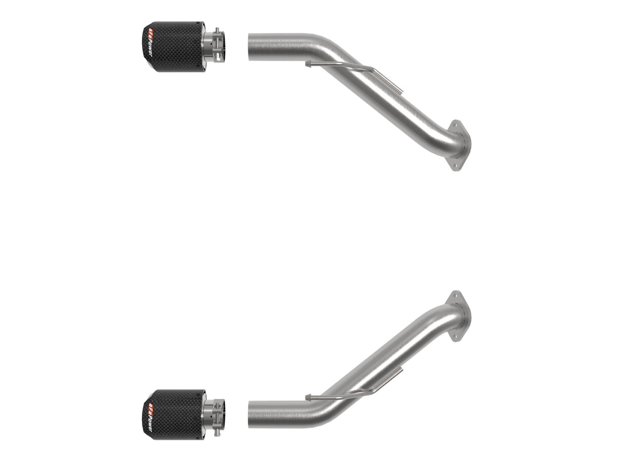 aFe 2023 Nissan Z V6-3.0L (tt)Takeda Stainless Steel Axle-Back Exhaust System w/ Carbon Fiber Tip