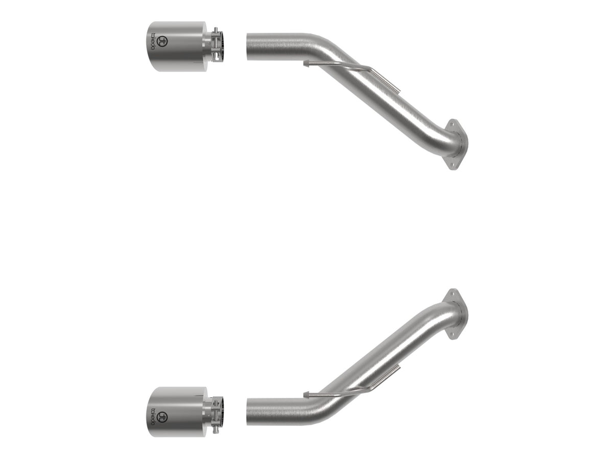 aFe 2023 Nissan Z V6-3.0L (tt) Takeda Stainless Steel Axle-Back Exhaust System w/ Polished Tip