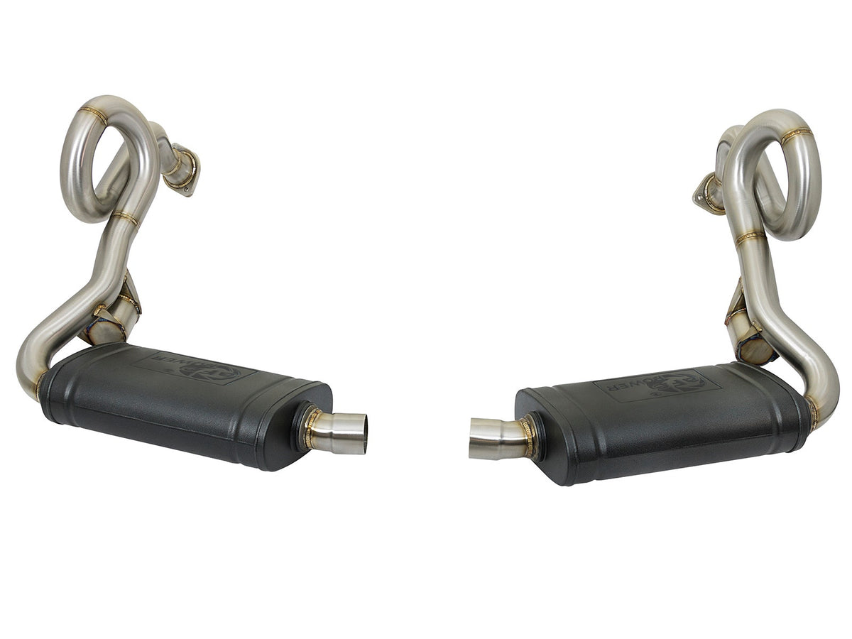 aFe MACHForce XP 13-15 Porsche Cayman S/Boxster S (981) H6-3.4L 2-2.5in. SS Cat-Back Exhaust System - 49-36415