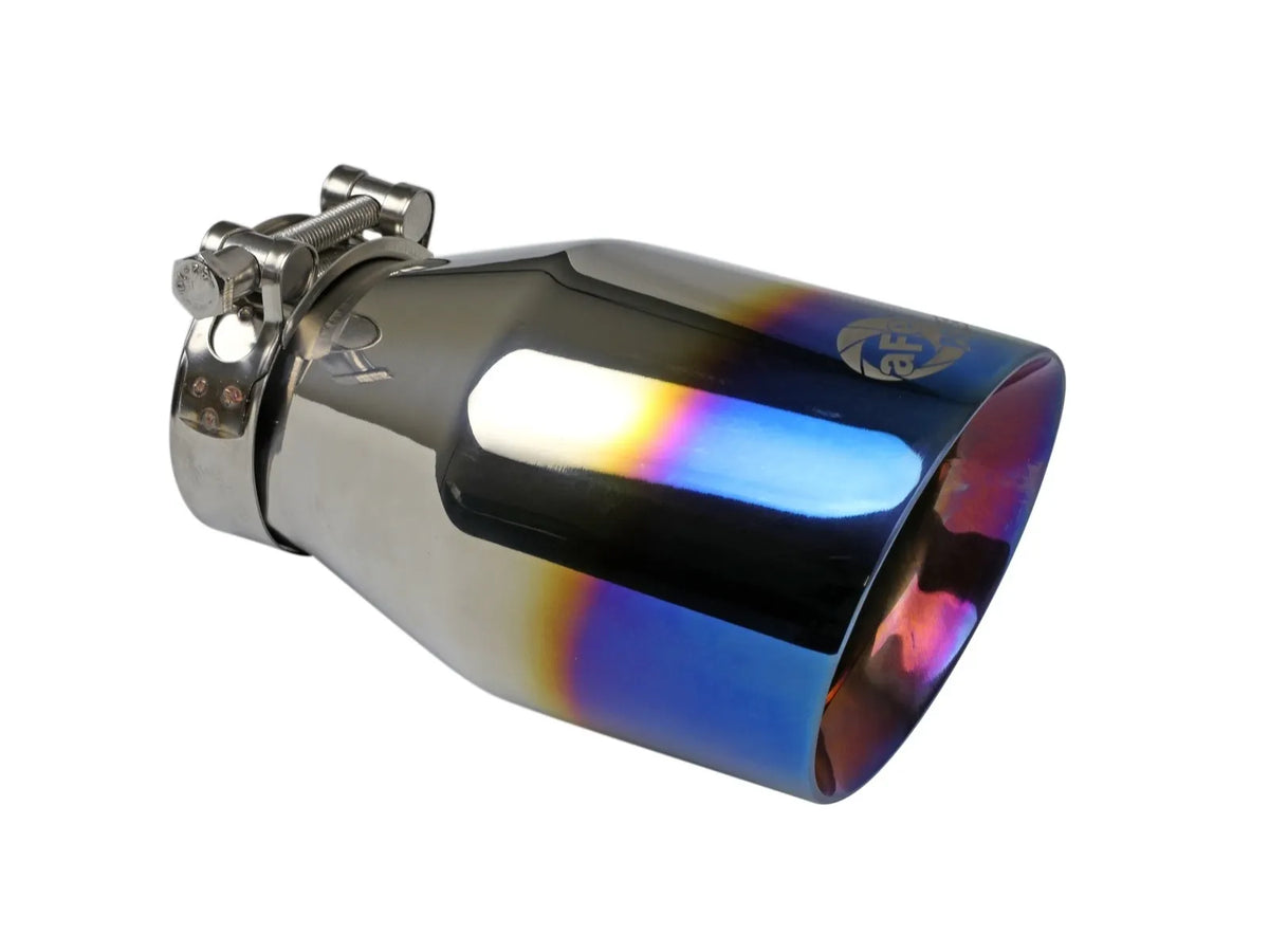 afe POWER MACH Force-Xp 15-19 Volkswagen Golf R L4-2.0L(T) 304 SS Cat-Back Exhaust System Blue Tips - 49-36430-L