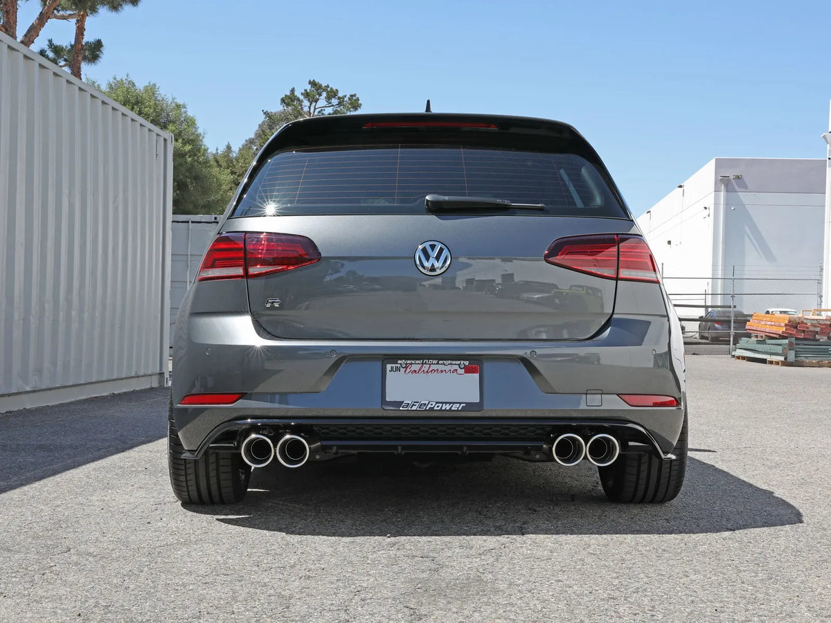 afe POWER MACH Force-Xp 15-19 Volkswagen Golf R L4-2.0L(T) 304 SS Cat-Back Exhaust System - Polished - 49-36430-P