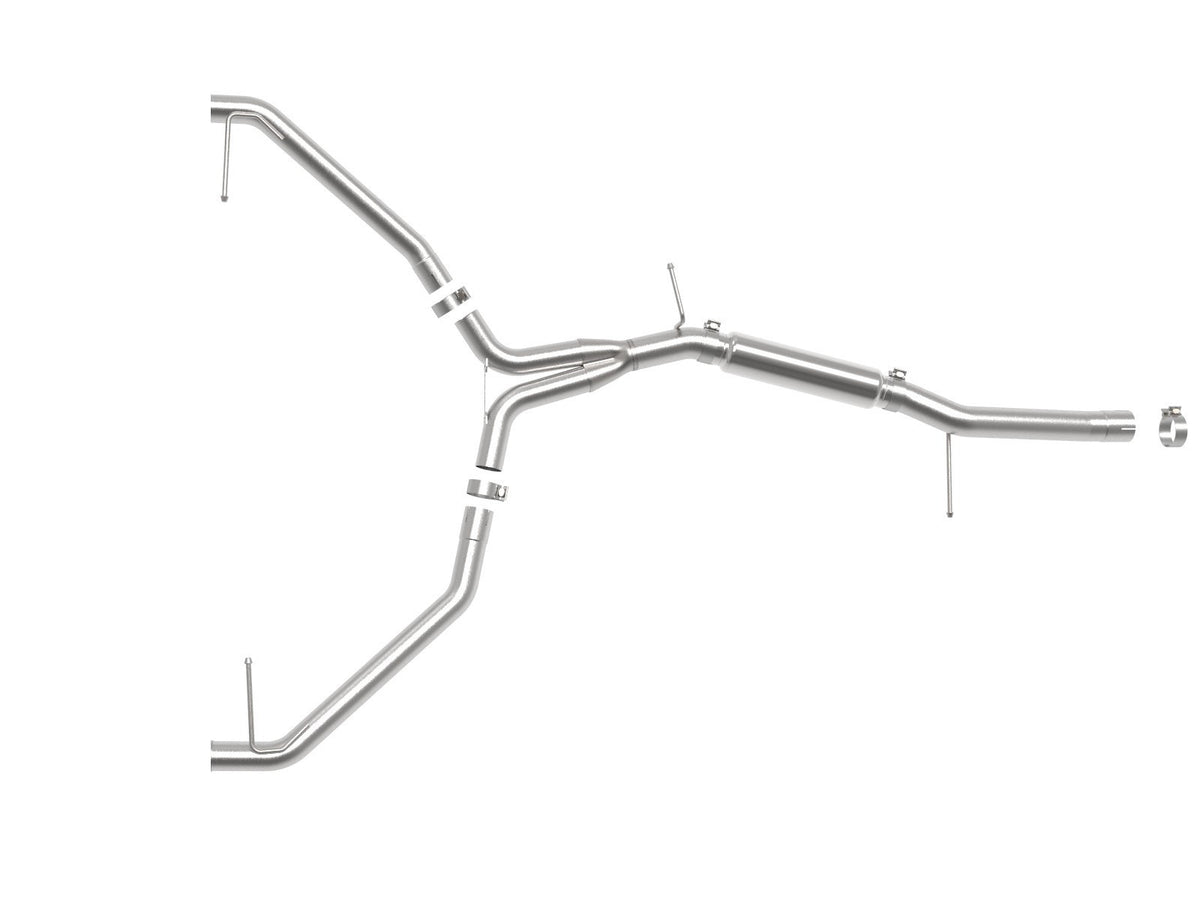 aFe 20-21 Audi A4 L4-2.0L (t) MACH Force-Xp 3in to 2-1/2in 304 SS Axle-Back Exhaust System - 49-36445