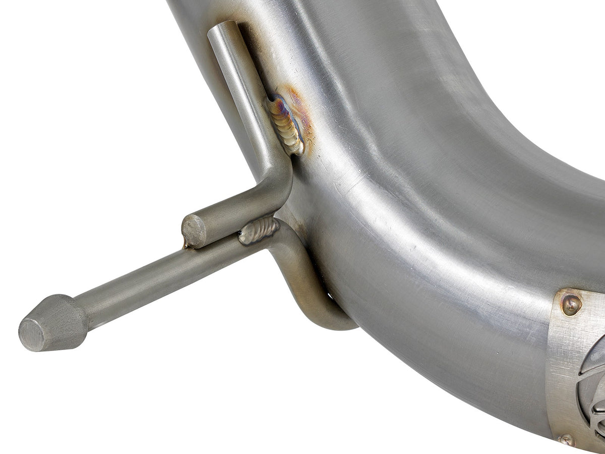 aFe Twisted Steel 3in Rear Down-Pipe/Mid Pipe 2017+ Honda Civic Type R I4 2.0L (t) - 49-36617