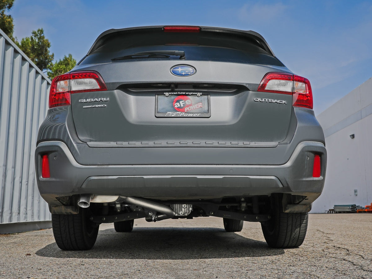 aFe 15-19 Subaru Outback H4 2.5L Takeda 2.5in 304 SS Cat-Back Exhaust - 49-36807