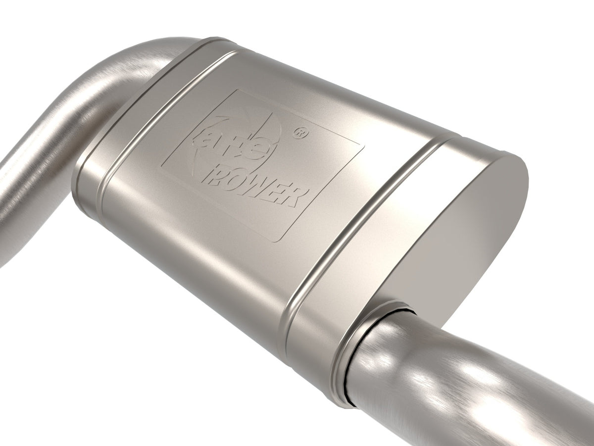 aFe 17-21 Alfa Romeo Giulia L4-2.0L (t) Mach Force-Xp 2in to 2-1/2in 304SS Cat-Back Exhaust - 49-36903