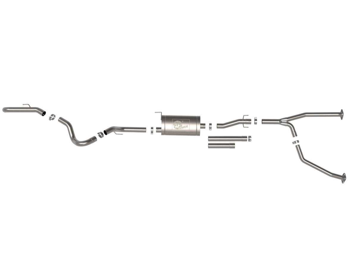 aFe 2022 Toyota Tundra V6-3.5L (tt) Apollo GT Series Hi-Tuck 2.5in to 3in 409 SS Cat-Back Exhaust - 49-46062
