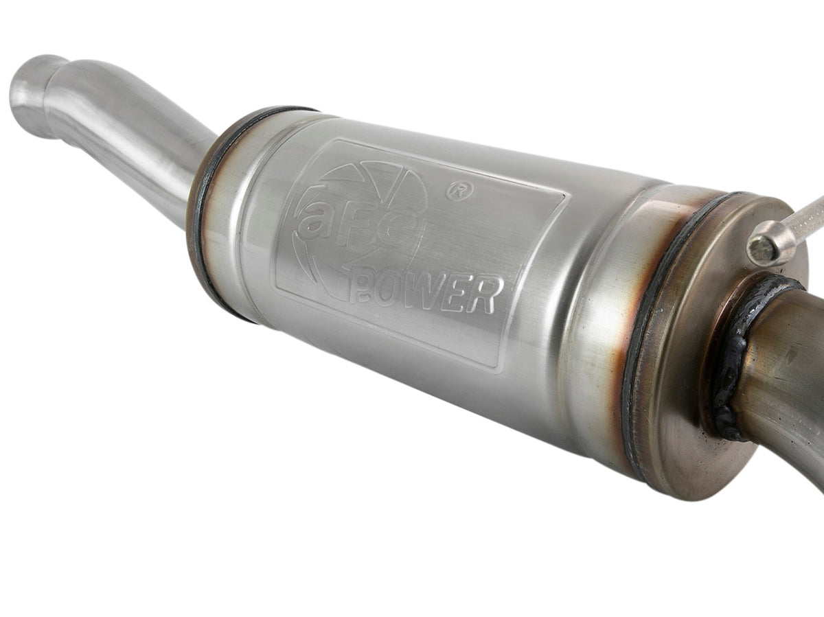 aFe Rock Basher 2.5in 409SS Cat-Back Exhaust System 18-21 Jeep Wrangler (JL) V6 3.6L - 49-48074