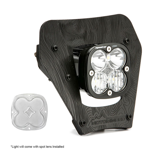 Baja Designs 24-25 KTM EXC-F/XCF-W/XC-W Squadron Pro (D/C) LED Headlight Kit - Clear - 497142
