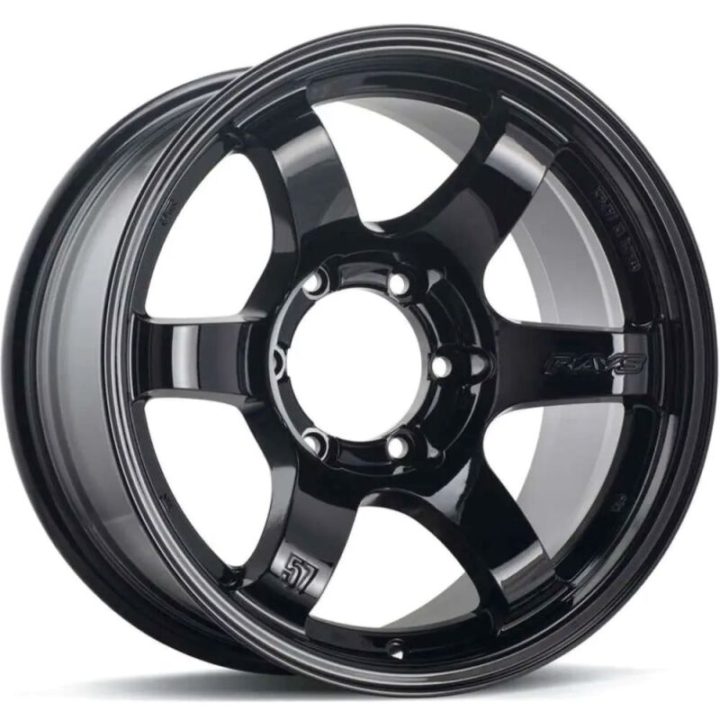 Gram Lights 57DR-X 17X8.5 +00 6-139.7 Glossy Black - WGIXP00KGX