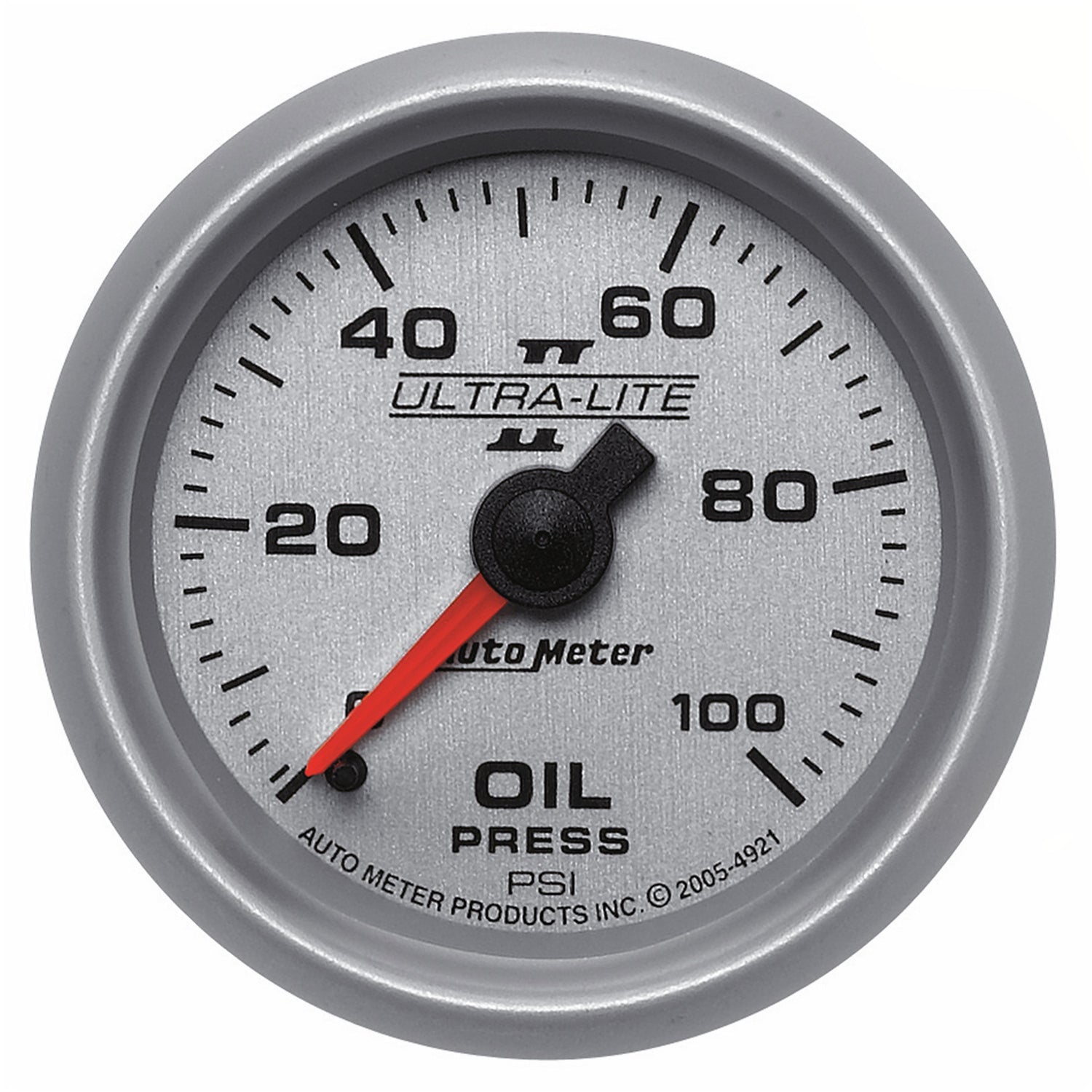Autometer Ultra-Lite II 52mm 0-100 PSI Mechanical Oil Pressure Gauge - 4921