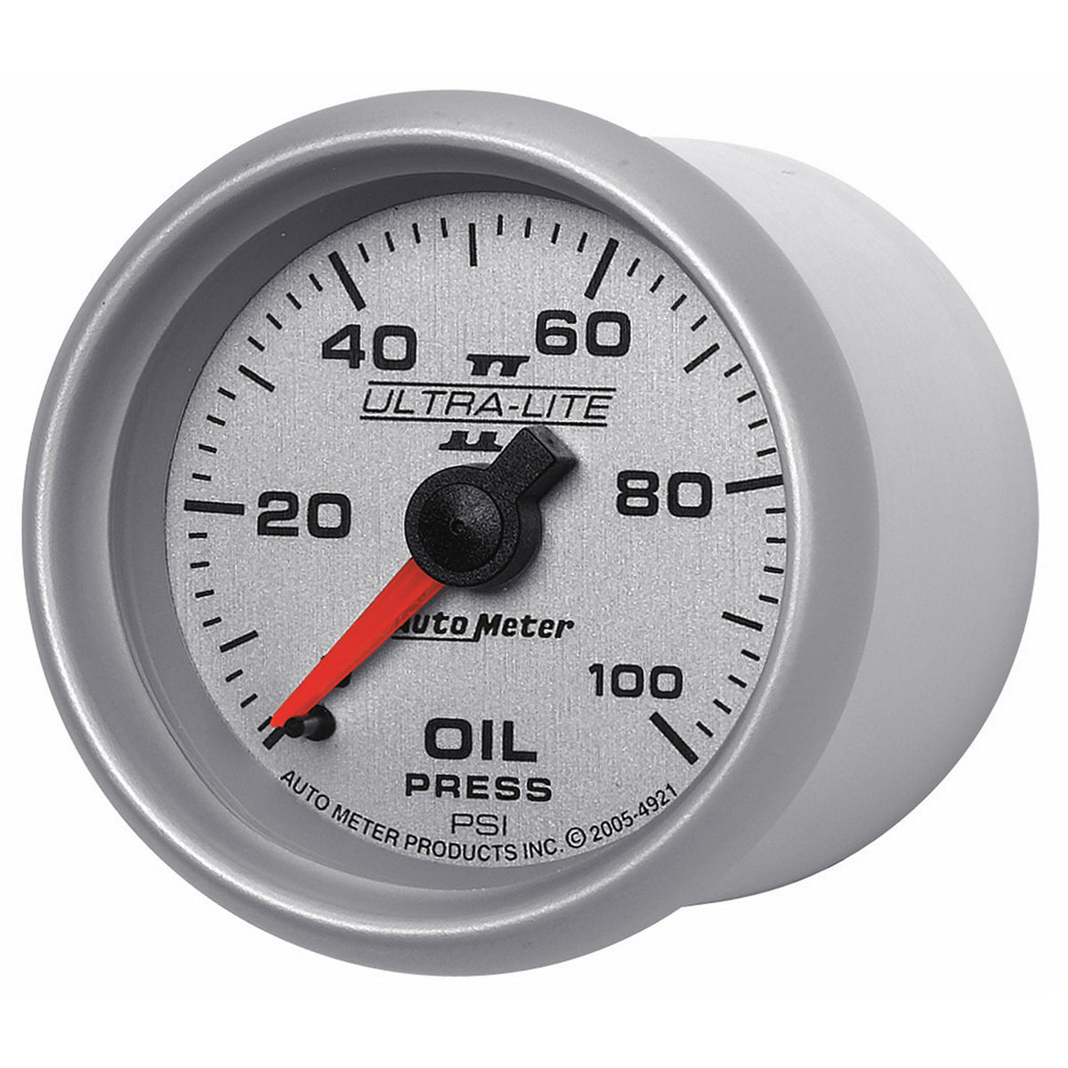 Autometer Ultra-Lite II 52mm 0-100 PSI Mechanical Oil Pressure Gauge - 4921