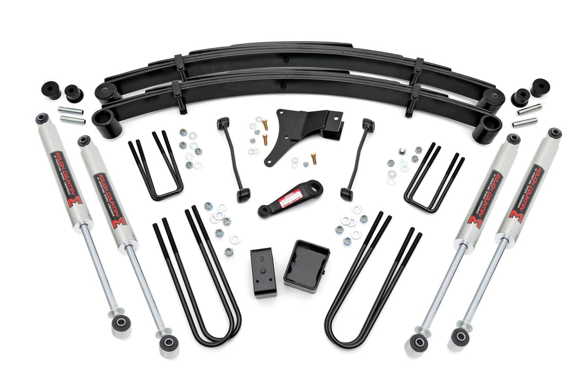 Rough Country - 6 Inch Lift Kit - Rear Blocks - M1 - Ford F-250/F-350 Super Duty 4WD (1999) - 49340