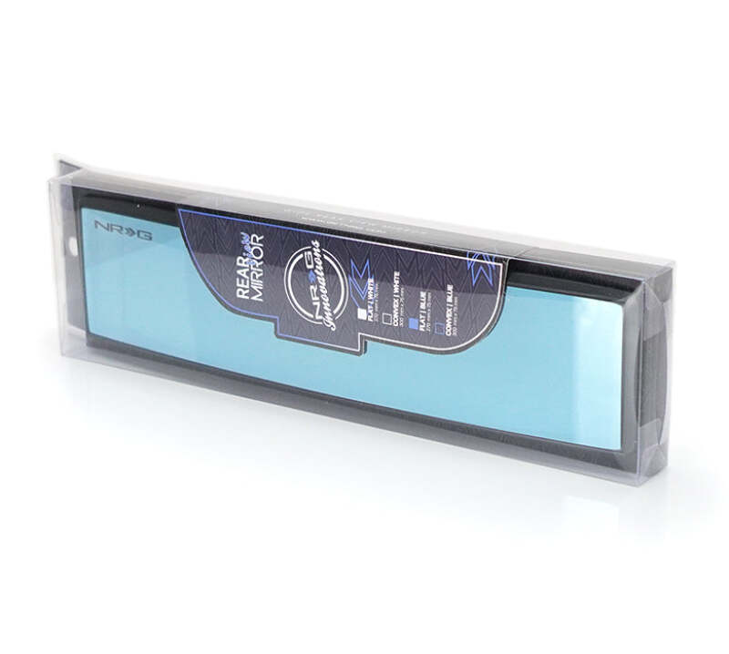NRG 300mm Wide Panorama Clip-on Rearview Mirror - Convex w/ White Tint - IM-300CWT - front view