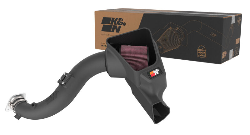 K&amp;N 2024 Ford Mustang Ecoboost L4-2.3L F/L Turbo Aircharger - Cold Air Intake System - 63-2627