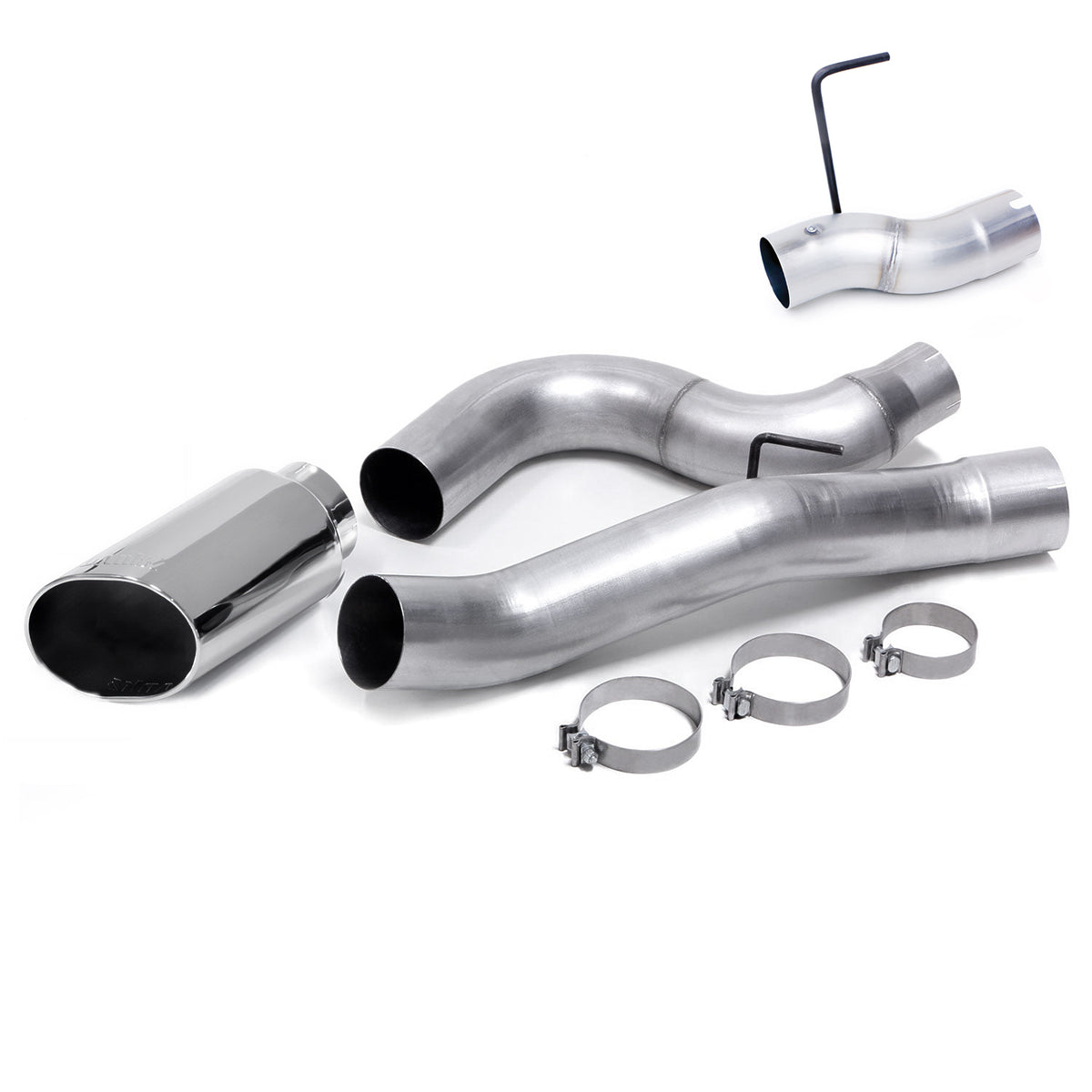 Banks Power 13-18 Dodge Ram 6.7 Mega-Cab SB 5in Monster Exhaust System - Single Exhaust w/ S/S Tip - 49778