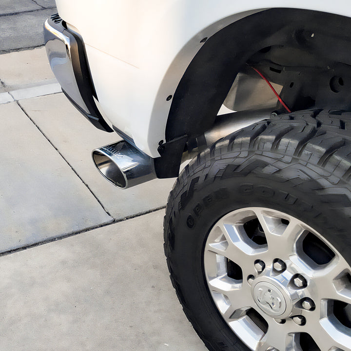 Banks Power 19-23 Dodge Ram Crew Cab/Short Bed 6.7L Cummins Monster Exhaust - SS Single Exhaust w/ Chrome Tip - 49798