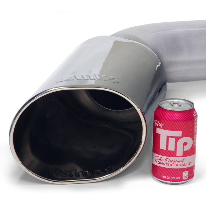 Banks Power 19-23 Dodge Ram Crew Cab/Short Bed 6.7L Cummins Monster Exhaust - SS Single Exhaust w/ Chrome Tip - 49798