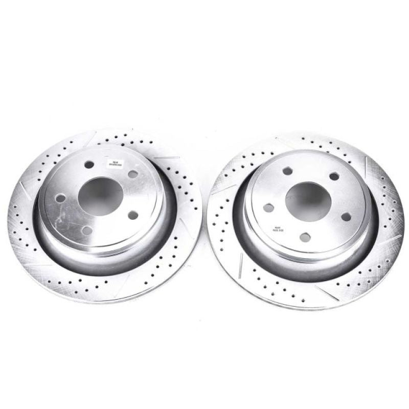 Power Stop 07-09 Chrysler Aspen Rear Evolution Drilled & Slotted Rotors - Pair - AR8752XPR