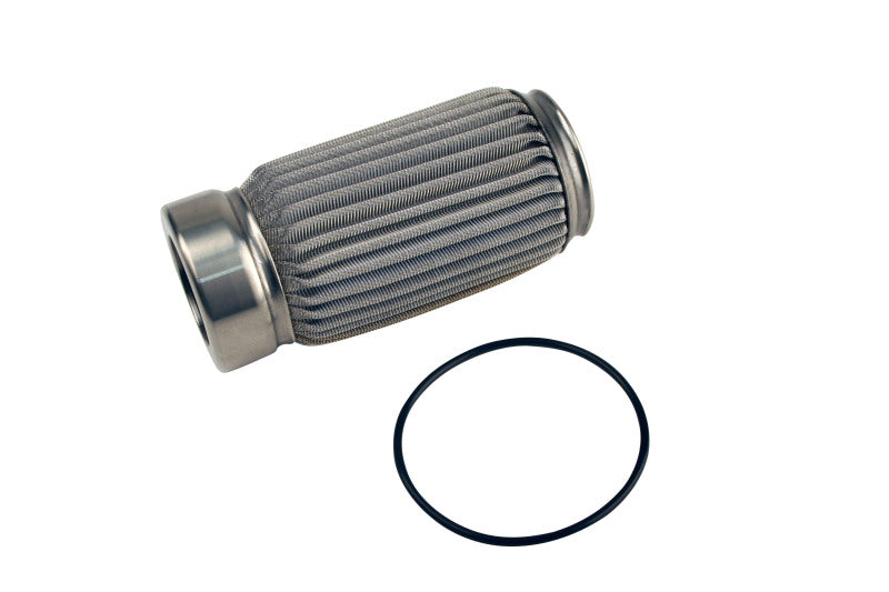 Aeromotive Filter Element - Crimp - 100 Micron SS (Fits 12304/12307/12324/12331/12354) - 12614