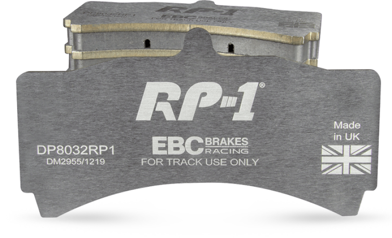 EBC 97-09 Porsche Boxster (986/987 w/Cast Iron Discs) RP-1 Race Front Brake Pads - DP81207RP1