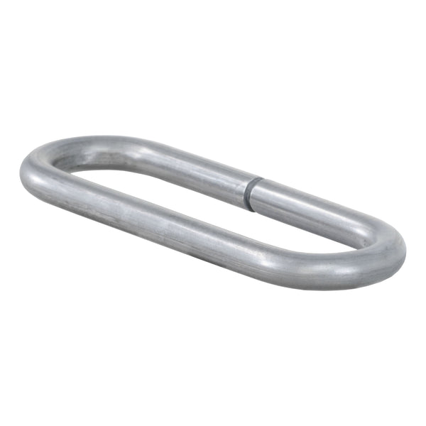 CURT 49950 Weld-On Raw Steel Safety Chain Loop, 10,000 lbs