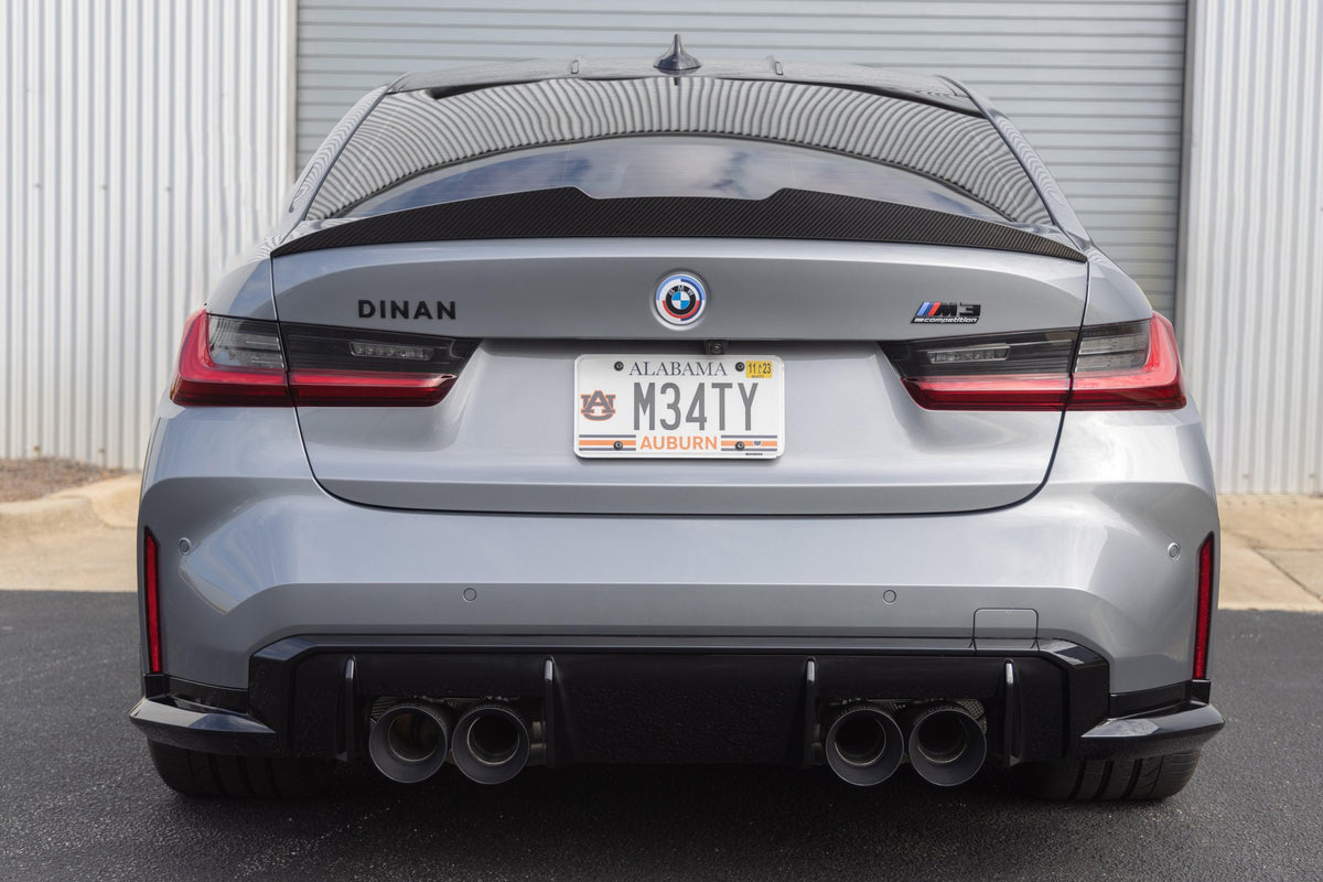 Dinan - Valved Axle-Back Exhaust - 2021-2026 BMW M3/M4 - D660-0093-BLK