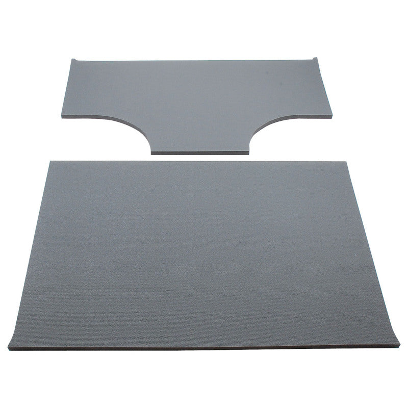 DEI 03-06 Jeep Wrangler TJ 2-Door w/Speaker Pods Boom Mat Headliner - 2 Piece - Gray - 50147