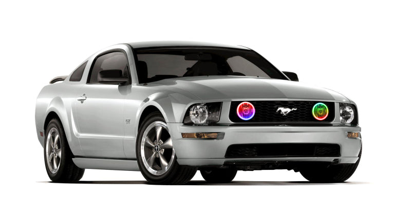 Oracle Ford Mustang GT 05-09 LED Fog Halo Kit - ColorSHIFT SEE WARRANTY - 1160-333