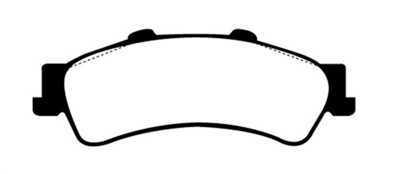 EBC 01-05 Cadillac Deville 4.6 HD Greenstuff Rear Brake Pads - DP21630