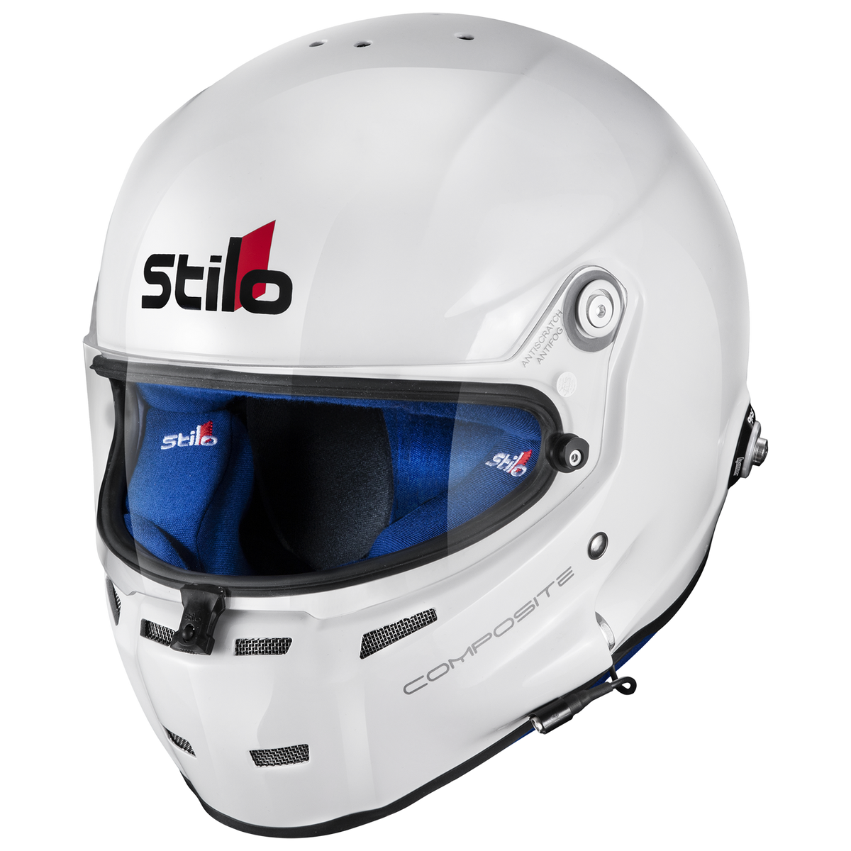 Stilo - SA2020 ST5 GT Composite Racing Helmet - White/Blue