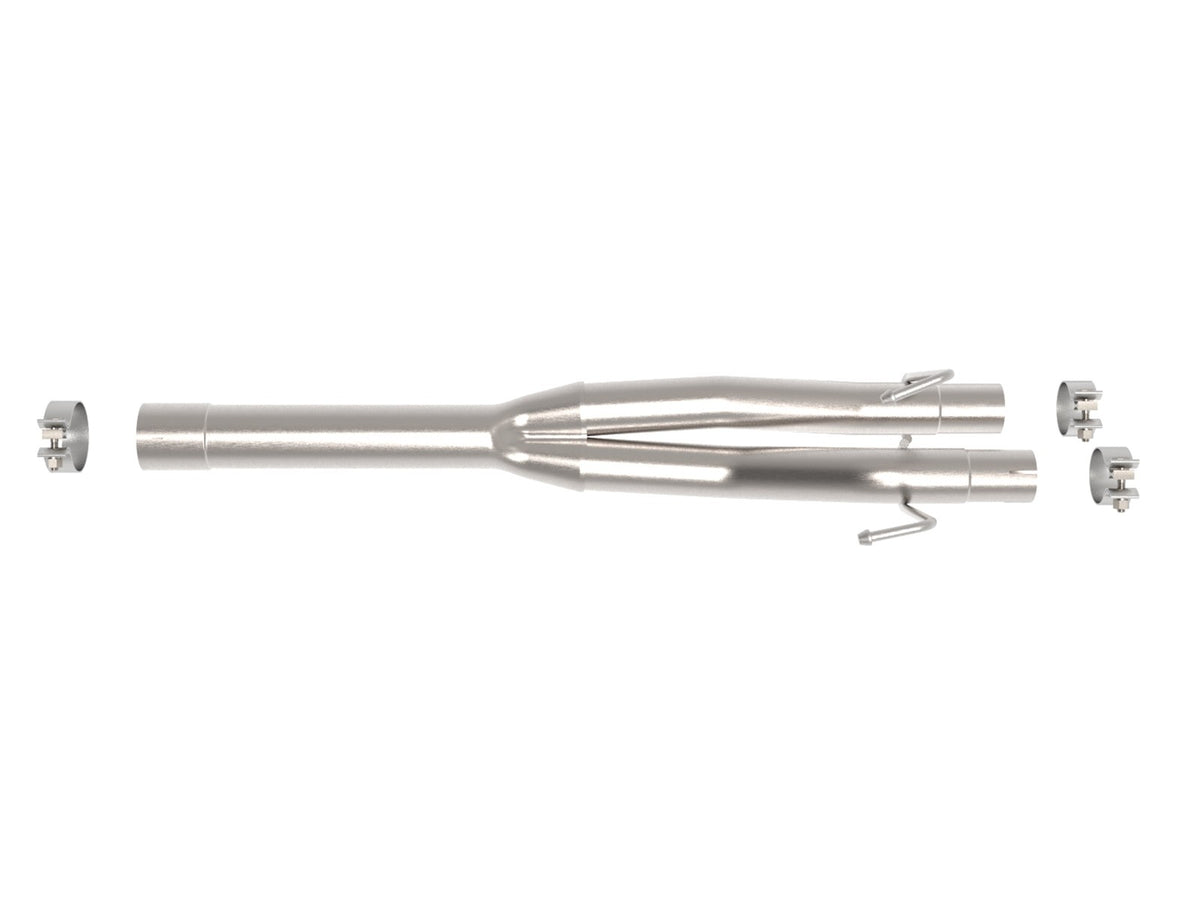 aFe Apollo GT Series 409 Stainless Steel Muffler Delete Pipe 09-19 Ram 1500 (Dual Exhaust) V8-5.7L - 49C42072NM