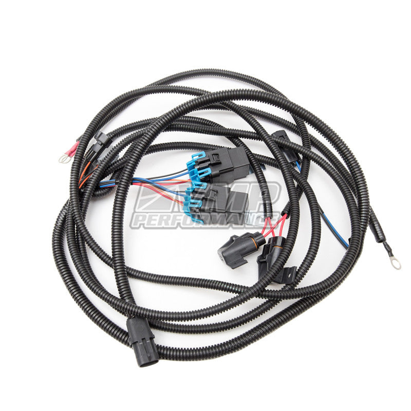 VMP Performance 13-14 Ford Shelby GT500 Heat Exchanger Harness Fans - Dual - VMP-ENC005