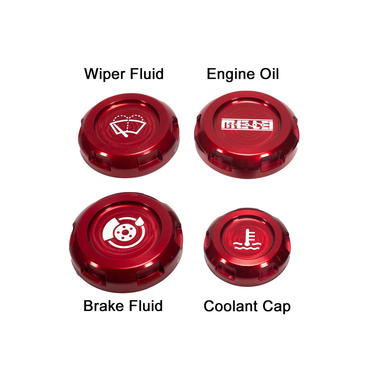 Mele Design - MeLe x Billetworkz Subaru Engine Bay Cap Set For 2015+ Outback by Mele Design - alternate view