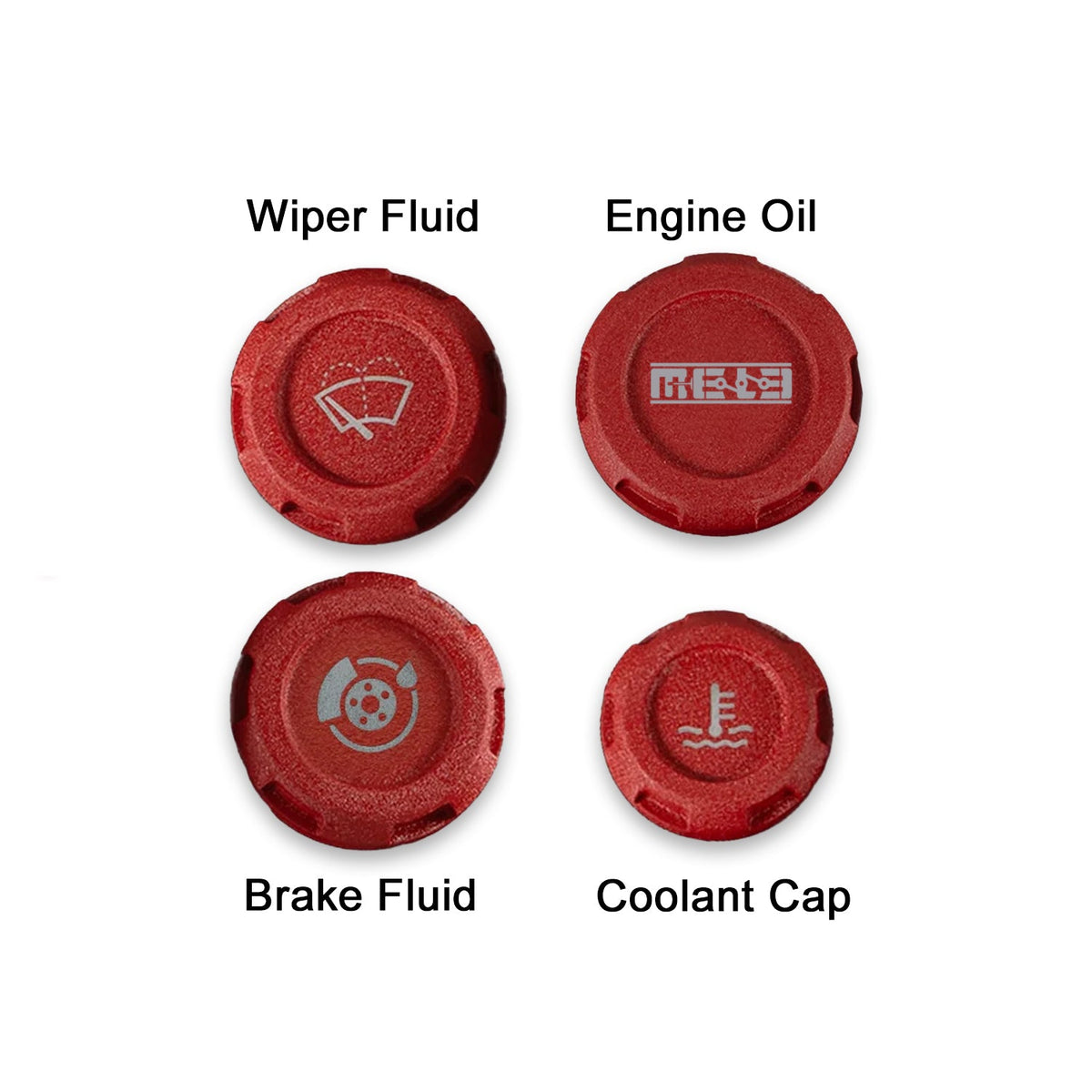 Mele Design - MeLe x Billetworkz Subaru Engine Bay Cap Set For 2015+ Outback by Mele Design - package contents