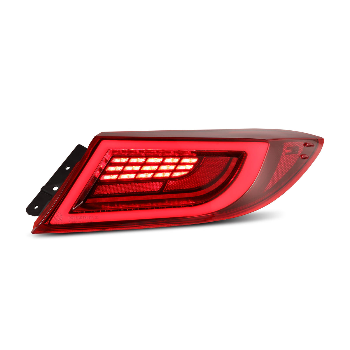 AlphaRex 22+ Toyota GR86/Subaru BRZ LUXX-Series LED Tail Lights Vivid Red