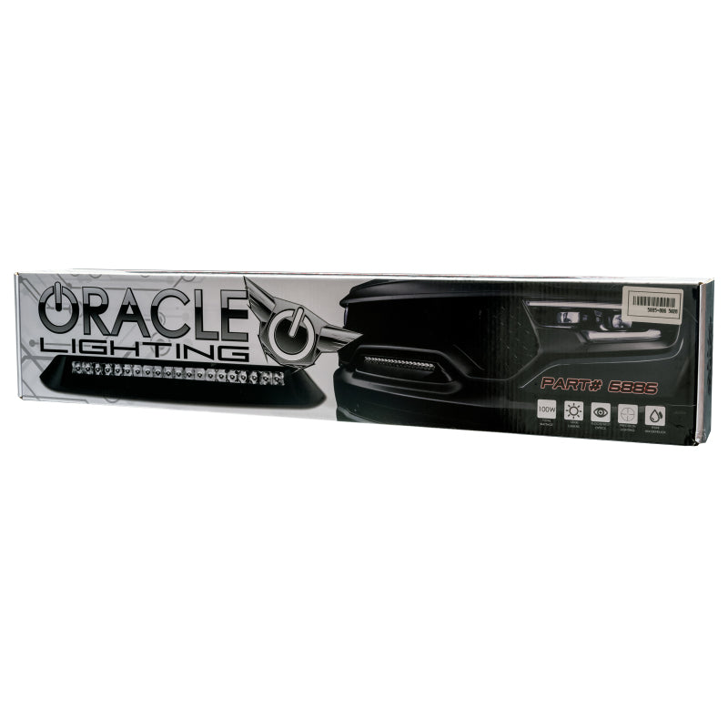 ORACLE Lighting 19-22 RAM Rebel/TRX Front Bumper Flush LED Light Bar System - White SEE WARRANTY - 5885-001