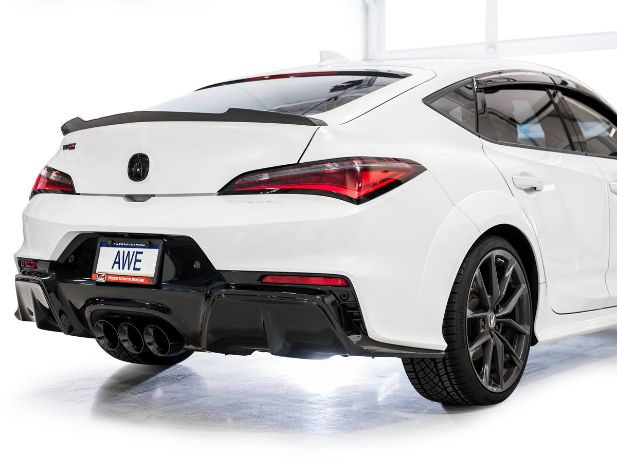 AWE Tuning 2024 Acura Integra Type S DE5 FWD Touring Edition Exhaust w/ Triple Diamond Black Tips - 3015-53335