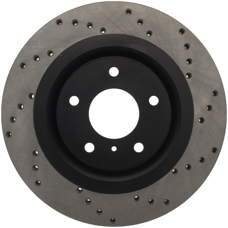 StopTech 08-09 Infiniti EX35 / 05-08 G35 / 09 G37 / 06-09 M35/M45 Drilled Left Front Rotor - 128.42080L