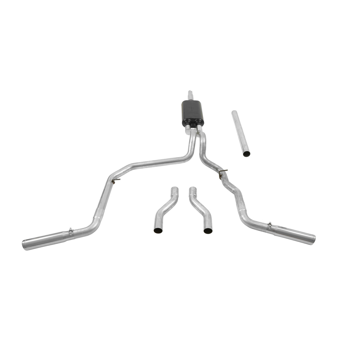Flowmaster American Thunder Cat-Back Exhaust System - 1987-1996 Ford F-150 - Aluminized - 17471 - 3