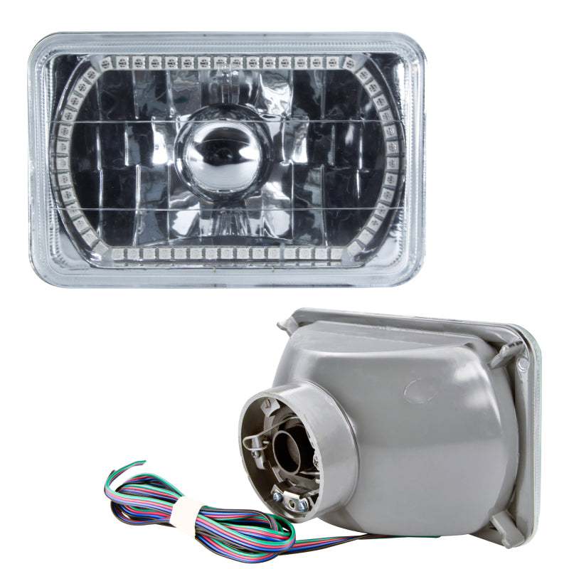 Oracle Pre-Installed Lights 4x6 IN. Sealed Beam - ColorSHIFT Halo SEE WARRANTY - 6909-333