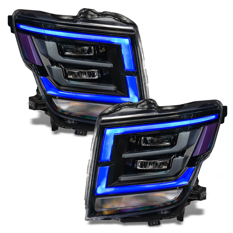 Oracle 21-22 Nissan Titan RGB+W Headlight DRL Upgrade - ColorSHIFT w/ Simple Controller SEE WARRANTY - 1463-504