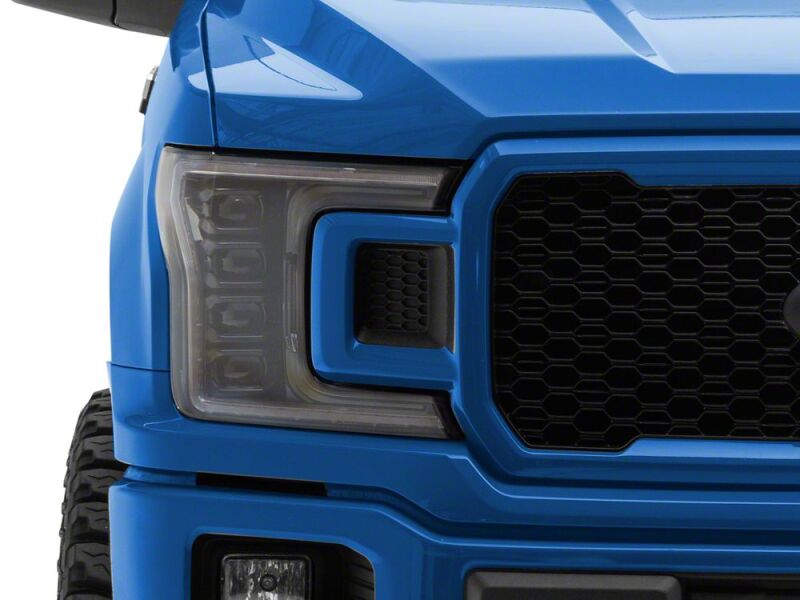 Raxiom 18-20 Ford F-150 CXR Series LED Headlights with Amber DRL- Black Housing- Clear Lens - T593911 - close-up view 4
