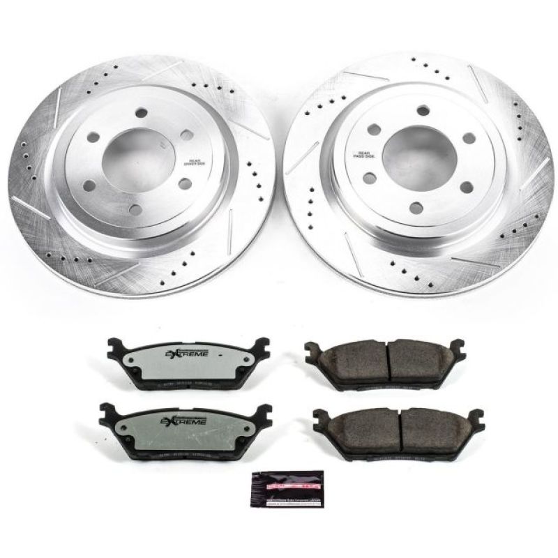 Power Stop 2018 Ford Expedition Rear Z36 Truck & Tow Brake Kit - K8030-36 for 2018-2022 Lincoln Navigator - front view