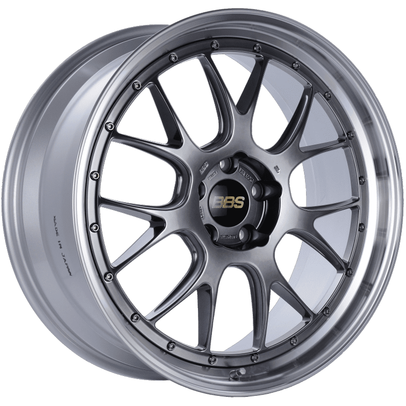 BBS LM-R 20x11 5x112 ET14 Diamond Black Center / Diamond Cut Lip Wheel -82mm PFS/Clip Required - LM358DBPK