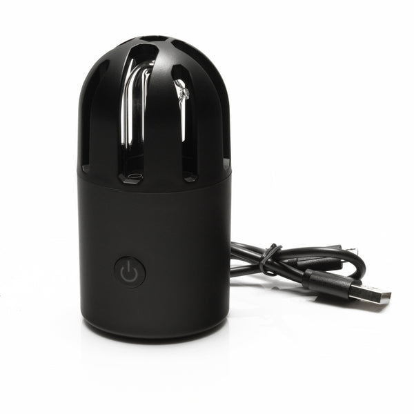 Oracle 3W UV-C Mini Sterilization Lamp- Portable UVGI Disinfection Device (Black) - Black - 3W-UV-CB by ORACLE Lighting - fro