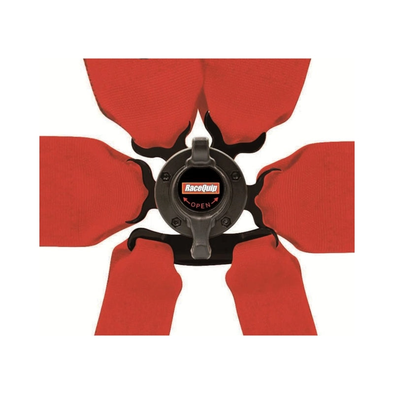 RaceQuip Black FIA CAMLOCK 6pt Pull Down Lap - 851001RQP
