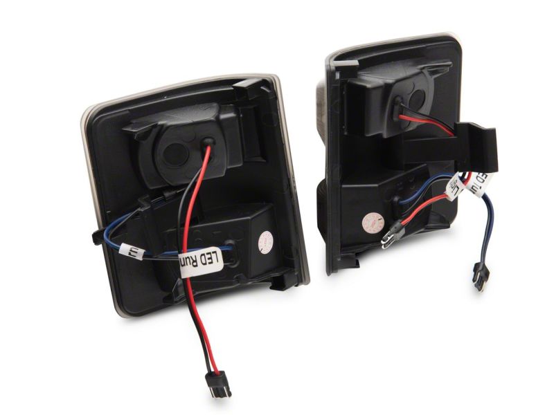 Raxiom 11-16 Ford F-250/F-350 Super Duty Axial LED SEQL Switchback Side Mirror Marker Lamps- Smoked - SD18249