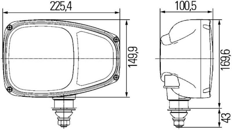 Hella Headlamp ES FAPO BL LI 0GR MG12 DT 1EE - 996174251